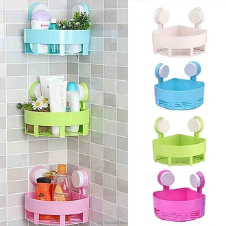Bathroom Corner Storage Rack Organizer Shower Wall Suction Home  Online for none