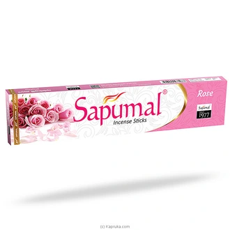 Sapumal Rose Incense Sticks Single Box - Cleansers  Online for none