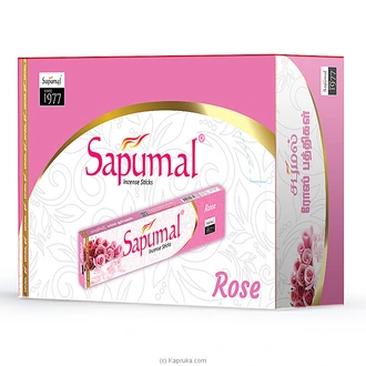 Sapumal Rose Incense Sticks Single 12 Boxes Pack  Online for none