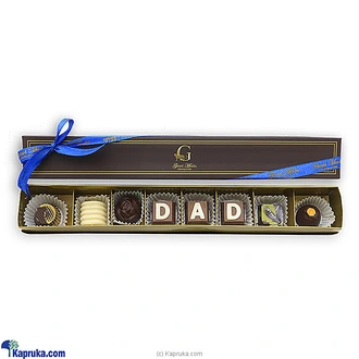 FATHER`S DAY DAD, 8 PIECE CHIC PAPERBOARD CHOCOLATE BOX (GMC)  Online for none