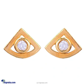 MALLIKA HEMACHANDRA 22kt EAR STUD Set With Cubic Zirconia (E1117/2) Buy Jewellery Online for specialGifts