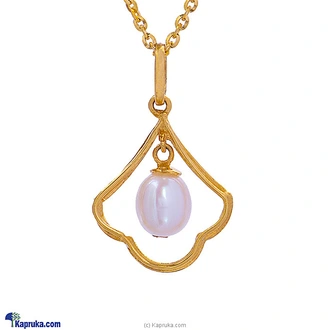 Mallika hemachandra 22kt gold pendant set with pearl (p1951/1)  Online for none