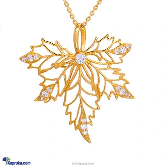 MALLIKA HEMACHANDRA 22kt Gold Pendant Set With Cubic Zirconia (P2170/1) Buy weddings Online for specialGifts