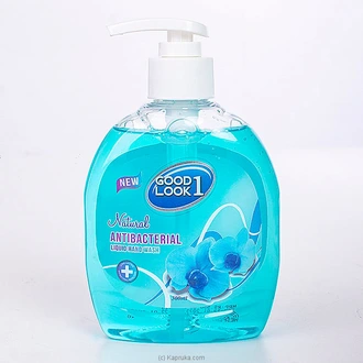 GOOD LOOK Natural Antibacterial Liquid Hand Wash 300ml - (Blue) Buy Online Grocery Online for specialGifts