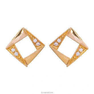 ARTHUR 22KT GOLD EARRING WITH ZERCONE (AJER08) Buy Arthur Online for specialGifts