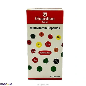Guardian Gold 3n#215;10`s Multi-vitamin + Minerals 30 Capsules -  Online for none