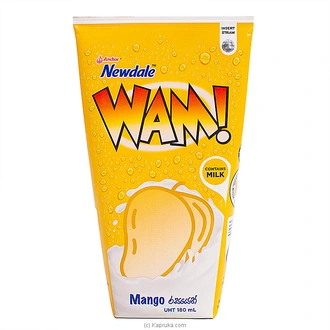 Anchor Newdale WAM Mango Flavoured Milk 180ml - Dairy Products  Online for none