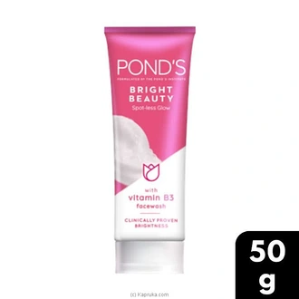 Ponds Bright Beauty Face Wash 50g  Online for none
