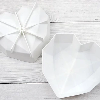 Diamond Heart Love Shape Silicone Chocolate Mold  Online for none