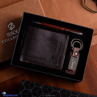 Brown Gift Set With Key Tag  Online for none