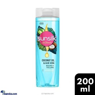 Sunsilk Coconut Oil  Aloe Vera Bouncy Volume Shampoo 200ml Buy Unilever Online for specialGifts