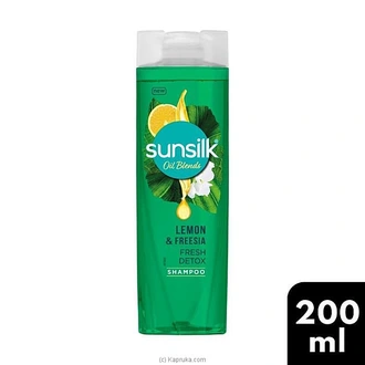 Sunsilk Lemon Freesia Fresh Detox Shampoo 200ml  Online for none