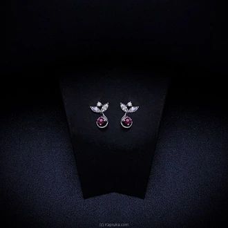 TASH GEM AND JEWELLERY Ruby Petal Silver Earrings TS-KA73 - Tash  Online for none
