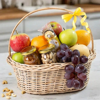 Blooming Heartfelt Treats Gift Basket  Online for none