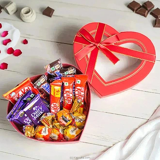 Heartfelt Chocolate Treats Love Box Buy valentine Online for specialGifts