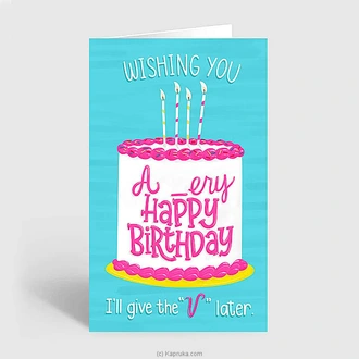 Happy Bday Greeting Card  Online for none