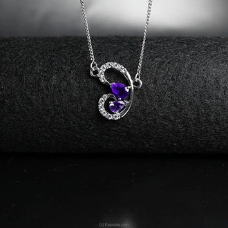TASH GEM AND JEWELLERY Amethyst Feather Silver Necklace TS-KA84 Buy Tash gem and jewelry Online for specialGifts