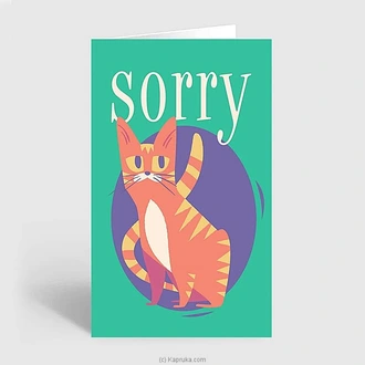 Meow I am Sorry card Buy Greeting Cards Online for specialGifts