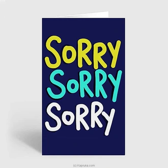Endlessly Sorry Card Buy Greeting Cards Online for specialGifts