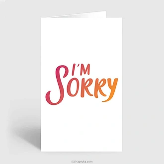 Feeling Sorry Card Buy Greeting Cards Online for specialGifts