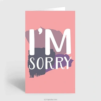 I am sorry card Buy Greeting Cards Online for specialGifts