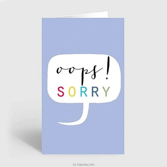 Oops My Fault Sorry Card Buy Greeting Cards Online for specialGifts