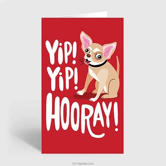 Yip Yip Hooray Congratulations Greeting Card Buy Greeting Cards Online for specialGifts
