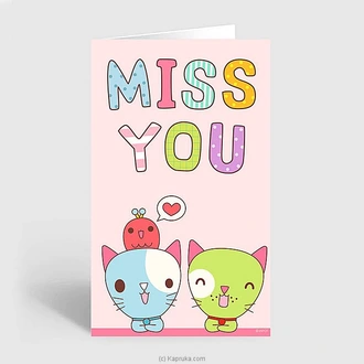 Miss you greeting card Buy Greeting Cards Online for specialGifts
