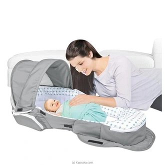 Portable Infant Sleeper With Music And Light Travel Bag Baby Bed  Online for none