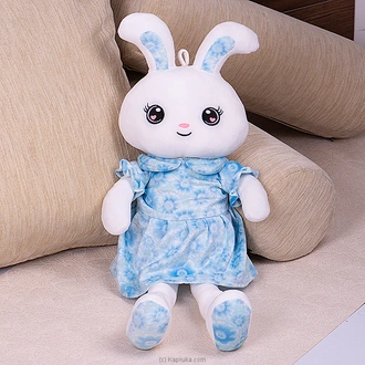 Blue Smiley bunny - 28 inches Buy Soft and Push Toys Online for specialGifts