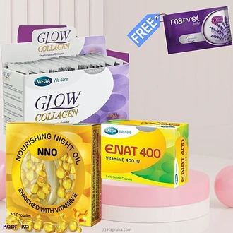 Glow Perfection  Beauty Kit  - Gift For Her  Free  Marvel Lady Wet Wipes Lavender Buy Glow Online for specialGifts