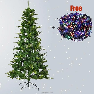 5 Ft Extra Dual Bush Christmas Tree With Free Lights  Online for none