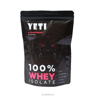 Yeti Whey Protein 100% Isolate Strawberry Buy Pharmacy Items Online for specialGifts