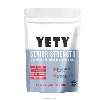 Yeti Senior Strength - High Protein Formula - For Active Adults Buy Pharmacy Items Online for specialGifts