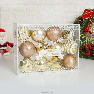 X-MAS BALL SET GOLD Buy Household Gift Items Online for specialGifts