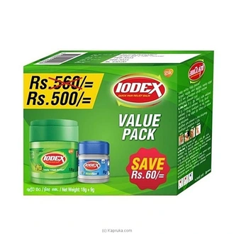 Iodex Pain Duo - Iodex  Balm 18g Headfast Balm Plus Head Fast Balm 9g Buy Iodex Online for specialGifts