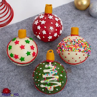 Christmas Chocolate Luxe Bombs 4 Pieces  Online for none