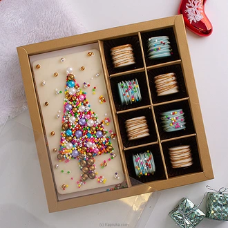 Snowy Bliss White Chocolate Christmas Slab  Online for none