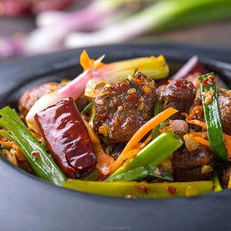 Crispy Mutton Szechuan Style  Online for none