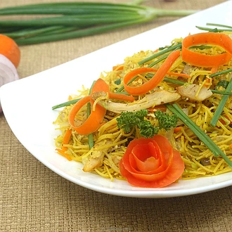 Chinese Stir Fried Noodles With Chicken  Online for none