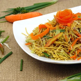 Chinese Stir Fried Noodles With Vegetable  Online for none