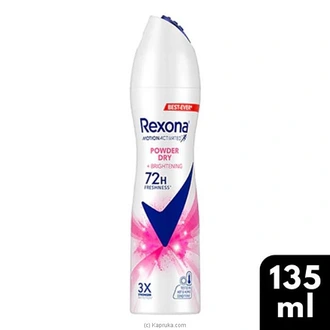 Rexona Powder Dry And Brightening Antiperspirant Deodorant Spray 135ml Buy Unilever Online for specialGifts