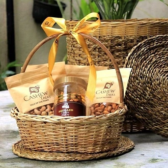The Nutty Elegance Bliss Hamper - Top Selling Hampers In Sri Lan  Online for none