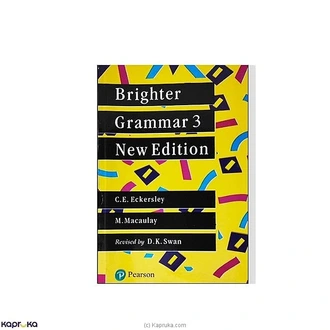 BRIGHTER GRAMMAR 3 Buy M D Gunasena Online for specialGifts