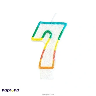 Rainbow Number Candle 7 Buy candles Online for specialGifts