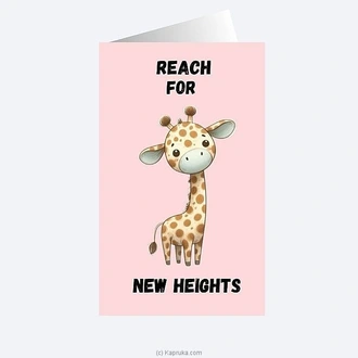 Reach For New Heights Greeting Card  Online for none