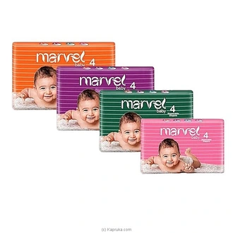 MARVEL BABY DISPOSABLE DIAPERS - 16PCS PACK  Online for none
