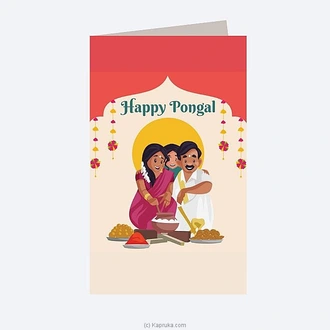 Thai Pongal Greeting Card  Online for none