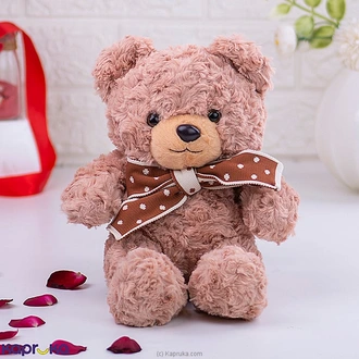 Classic Teddy Bear With Polka Dot Bow - 12 Inches Buy Best Sellers Online for specialGifts