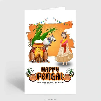 Happy Thai Pongal Greeting Card  Online for none